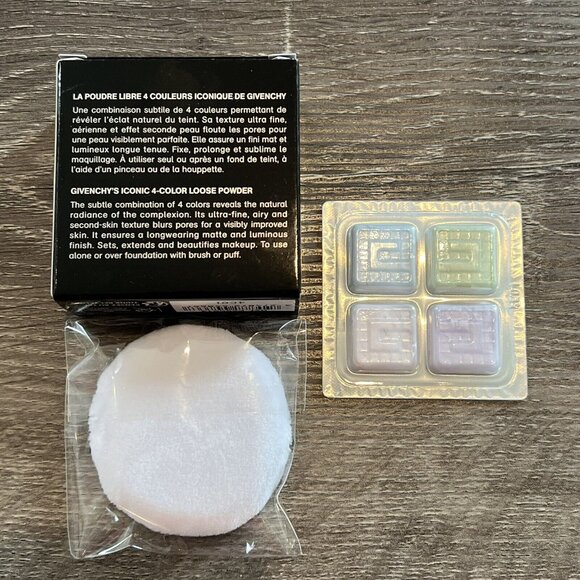 Givenchy Prisme Libre Loose Powder In 01 Mousseline Pastel 4 Color Sampler Set - Picture 2 of 2